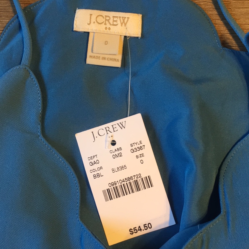 🤩🥳 HOST PICK! 🥳🤩 J Crew Mercantile Scalloped top - new with tag - Picture 3 of 6